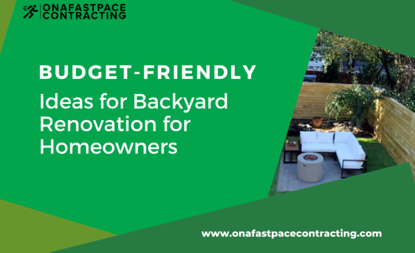 Ideas for backyard