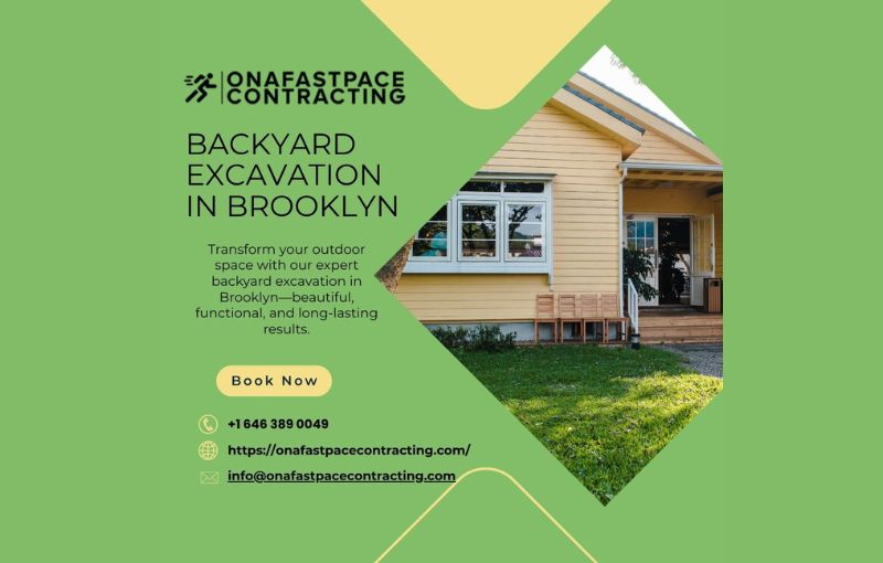 backyard Excavation In brooklyn